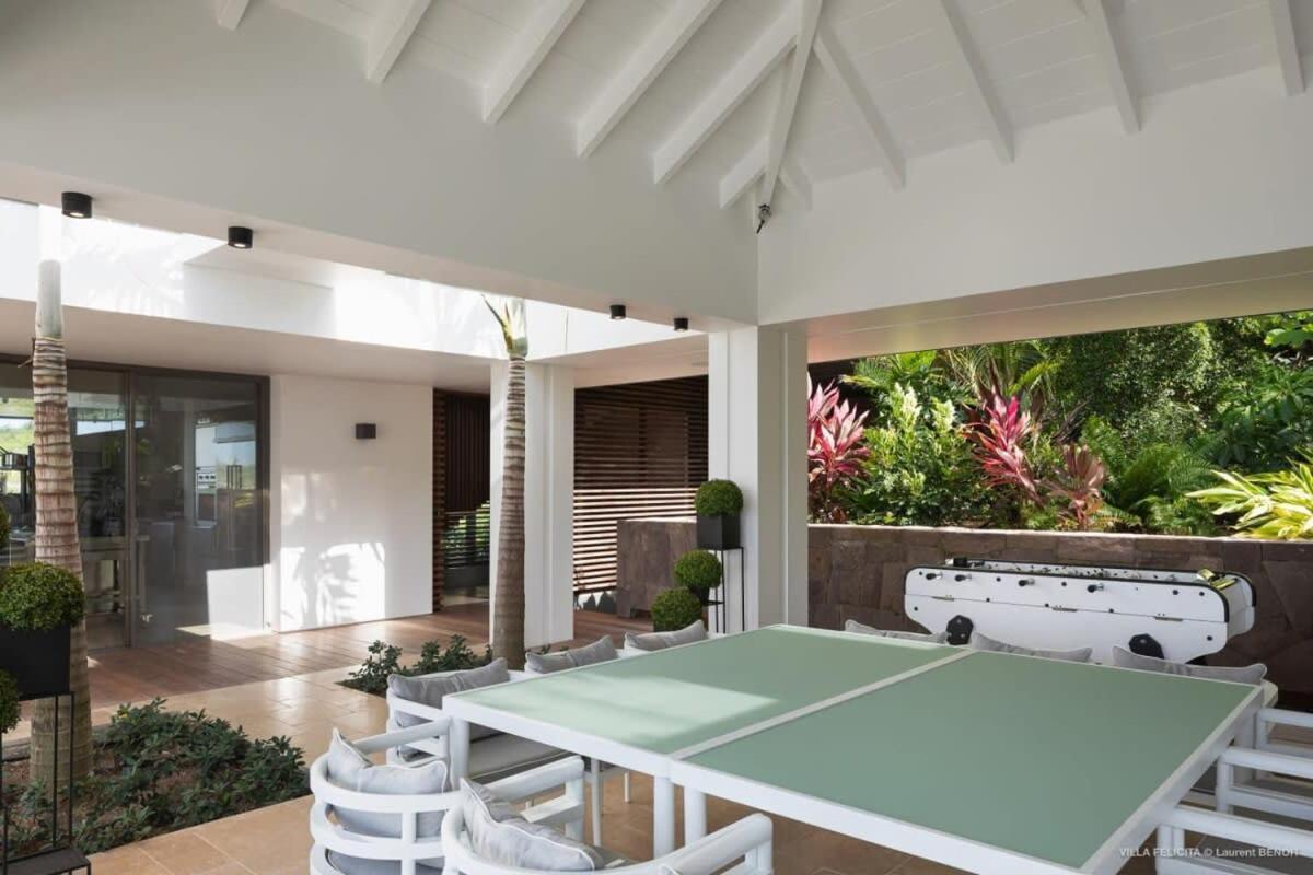 On A Hill Side Villa With Superb Amenities St. Barthelemy 外观 照片