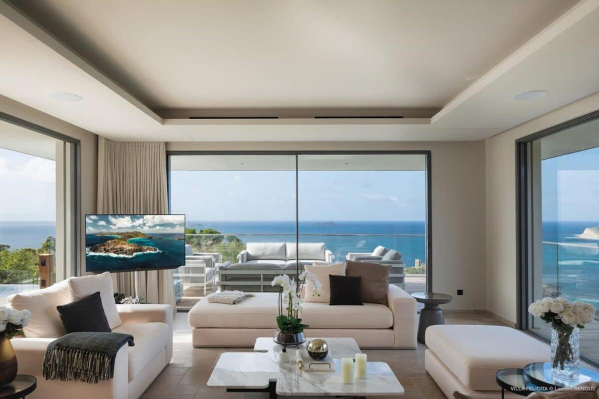 On A Hill Side Villa With Superb Amenities St. Barthelemy 外观 照片