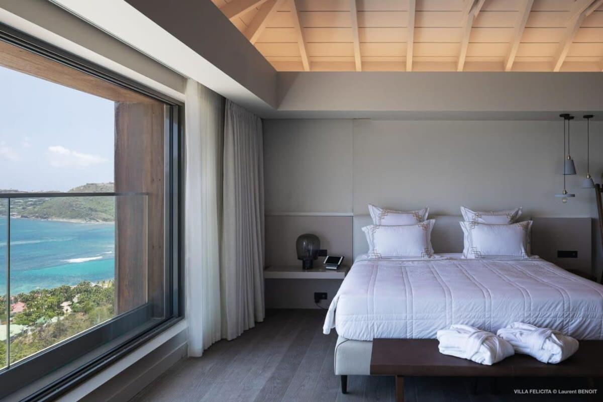On A Hill Side Villa With Superb Amenities St. Barthelemy 外观 照片