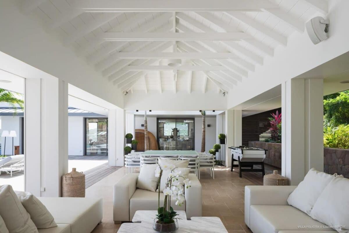 On A Hill Side Villa With Superb Amenities St. Barthelemy 外观 照片