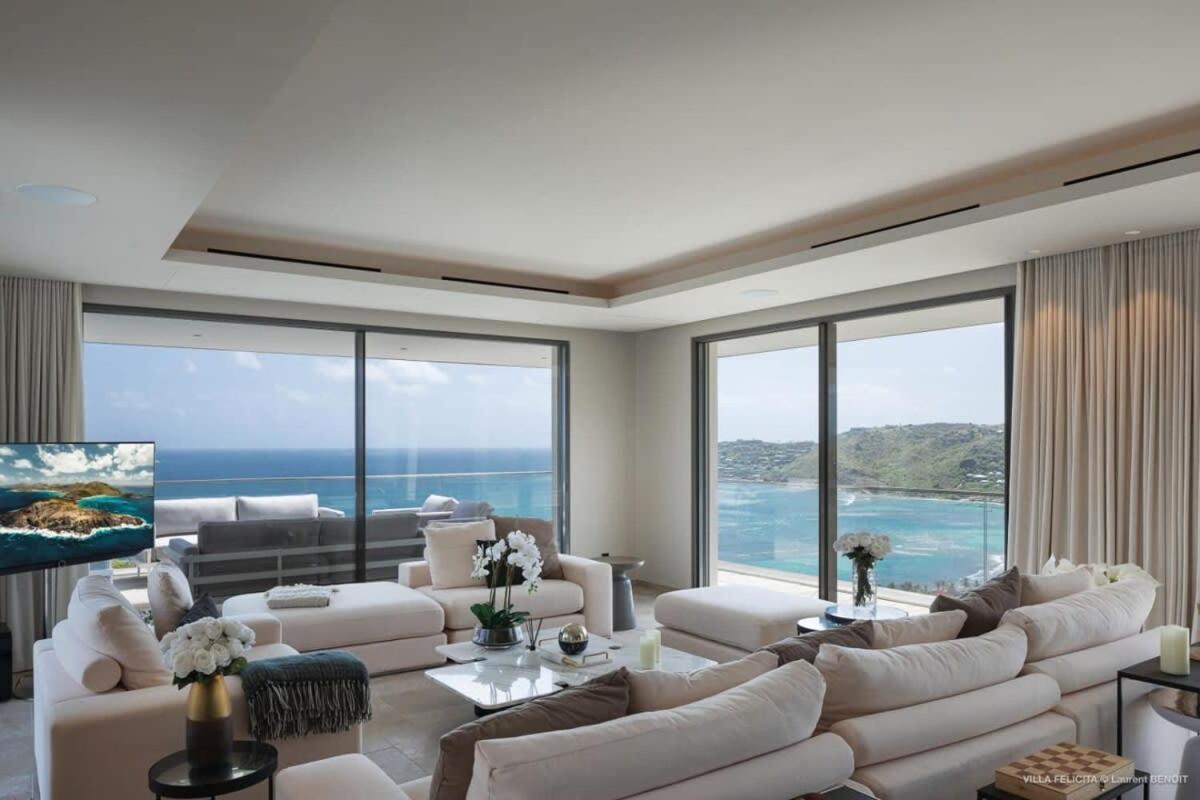 On A Hill Side Villa With Superb Amenities St. Barthelemy 外观 照片