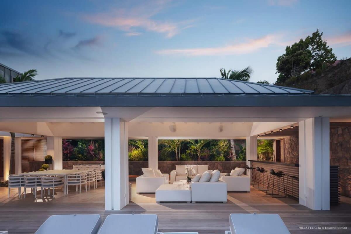 On A Hill Side Villa With Superb Amenities St. Barthelemy 外观 照片